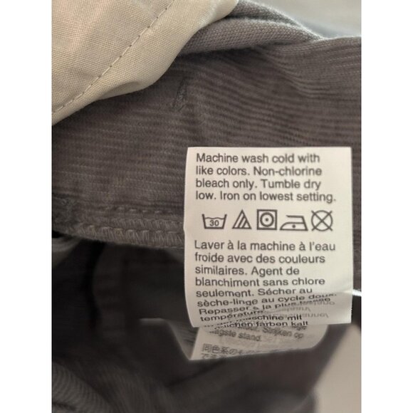 J Crew Pants Mens 31x30 (32X30) Gray Flex Slim Corduroy 5-Pocket Casual Stretch - Picture 8 of 16
